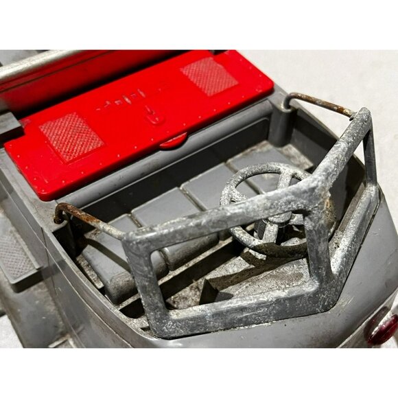 Vintage 1950s 17” Ideal Toy Co Fix It Tow Truck Toy Missing Parts Restoration - Picture 14 of 16